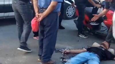 Batman’da hafif ticari araç ile motosikletin çarpışması sonucu meydana gelen