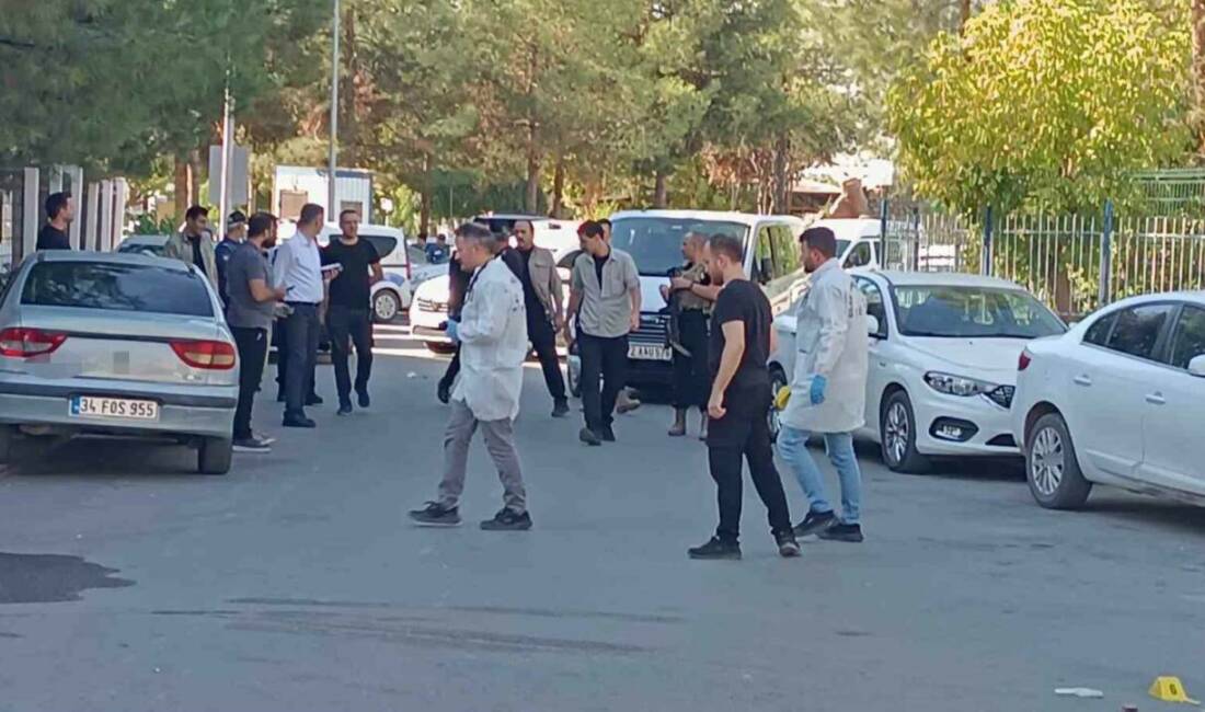Batman kent merkezinde Ziya Gökalp Mahallesi'nde kimliği belirsiz kişiler arasında