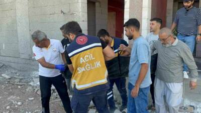 Adıyaman'da bir inşaat bekçisi, çalıştığı inşaatın içinde ölü olarak bulundu.