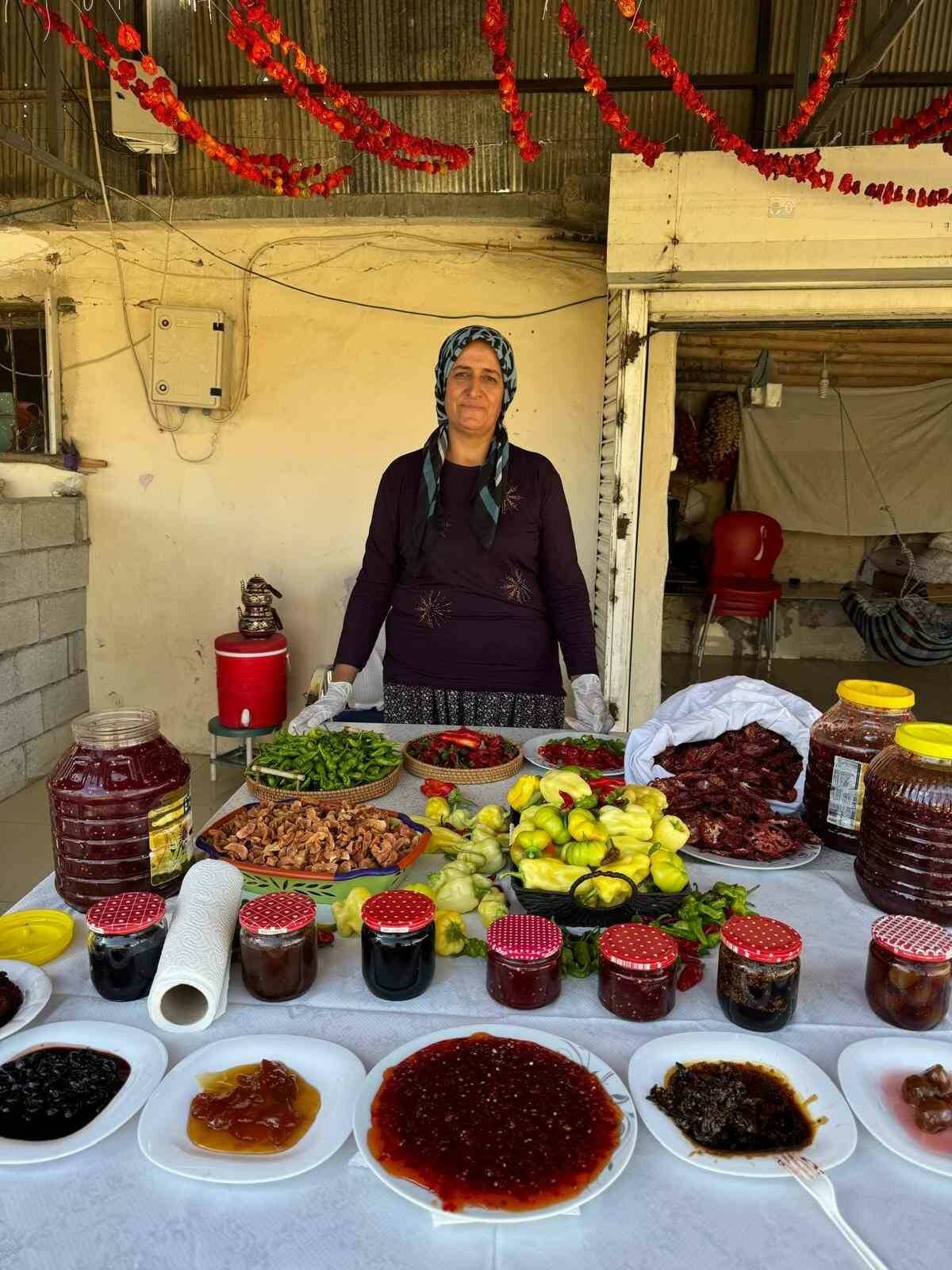 Diyarbakır'ın Çermik ilçesindeki girişimci bir kadın, coğrafi olarak tescilli Çermik