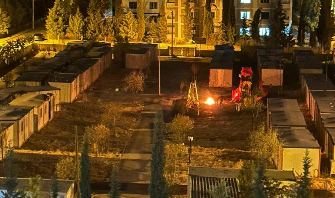 Adıyaman'da konteyner kent, madde bağımlılarının toplandığı bir yer haline geldi.