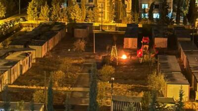 Adıyaman'da konteyner kent, madde bağımlılarının toplandığı bir yer haline geldi.