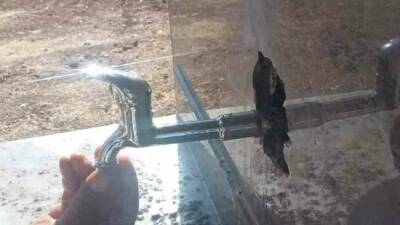 Adıyaman'ın Gazihan Dede Mesire alanında bulunan musluklar kimliği belirsiz kişi