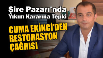 Besni Şire Pazarı’nın yıkım kararına esnaftan büyük tepki geldi. 280