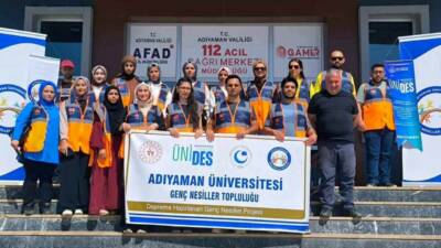 Adıyaman Üniversitesi öğrencilerinin afet bilincini artırmak ve afetlere hazırlıklı hale