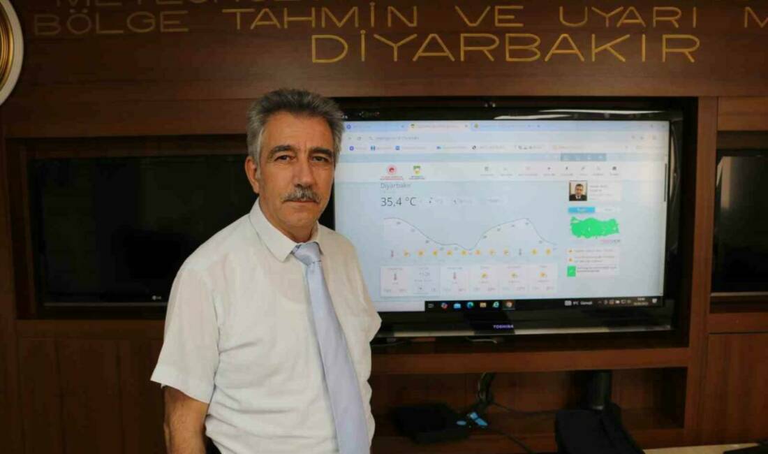 Diyarbakır'da hava sıcaklıkları perşembe gününe kadar mevsim normallerinin üzerinde seyredecek