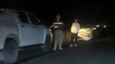 Diyarbakır'ın Bismil ilçesinde otomobil ile ATV'nin çarpışması sonucu baba hayatını