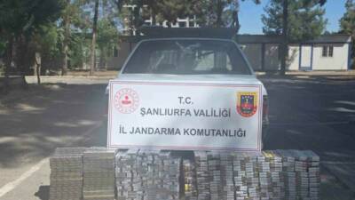 Şanlıurfa’nın Eyyübiye ilçesinde jandarma ekipleri tarafından gerçekleştirilen operasyonda 2 bin