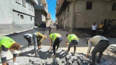 Eyyübiye Belediye Başkanı Mehmet Kuş, altyapı çalışmalarının tamamlanmasının ardından üst