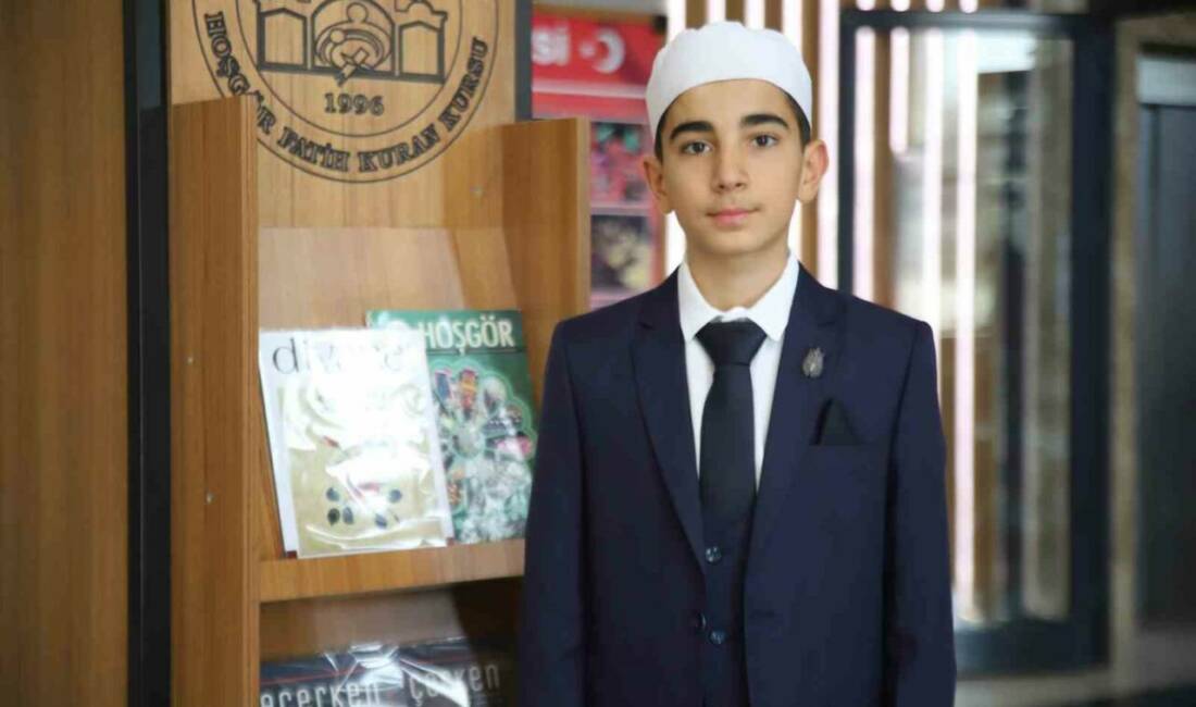 Gaziantepli hafız Merdan Ahmet Bayramoğlu, Türkiye birinciliğinin ardından Libya'da gerçekleştirilecek