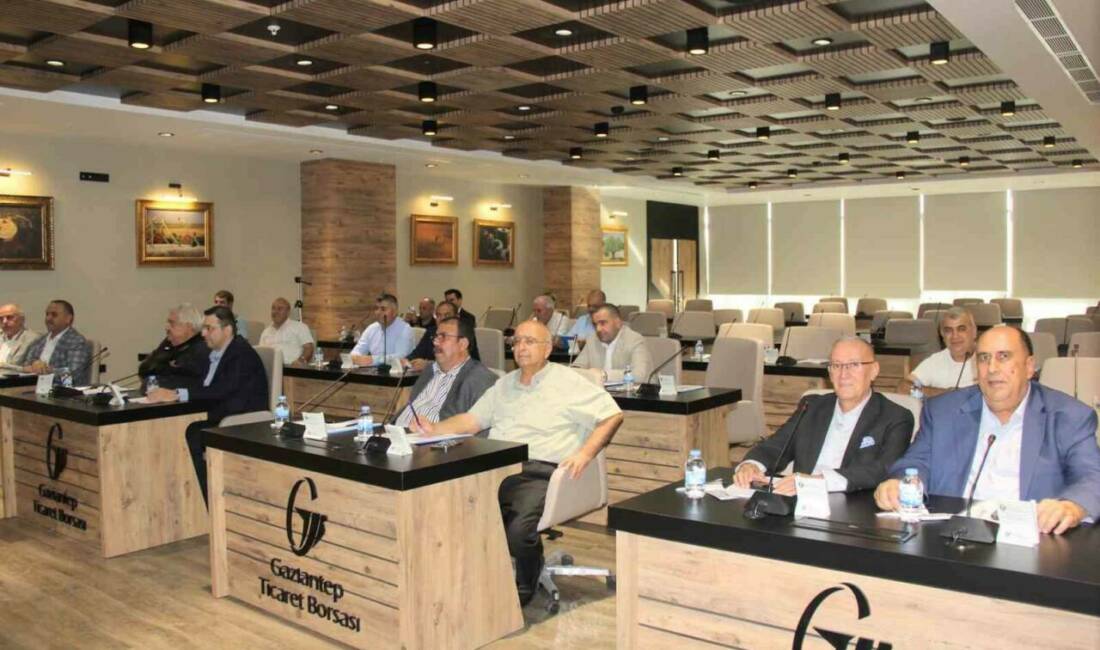 Gaziantep Ticaret Borsası Eylül Ayı Olağan Meclis Toplantısı, Yönetim ve