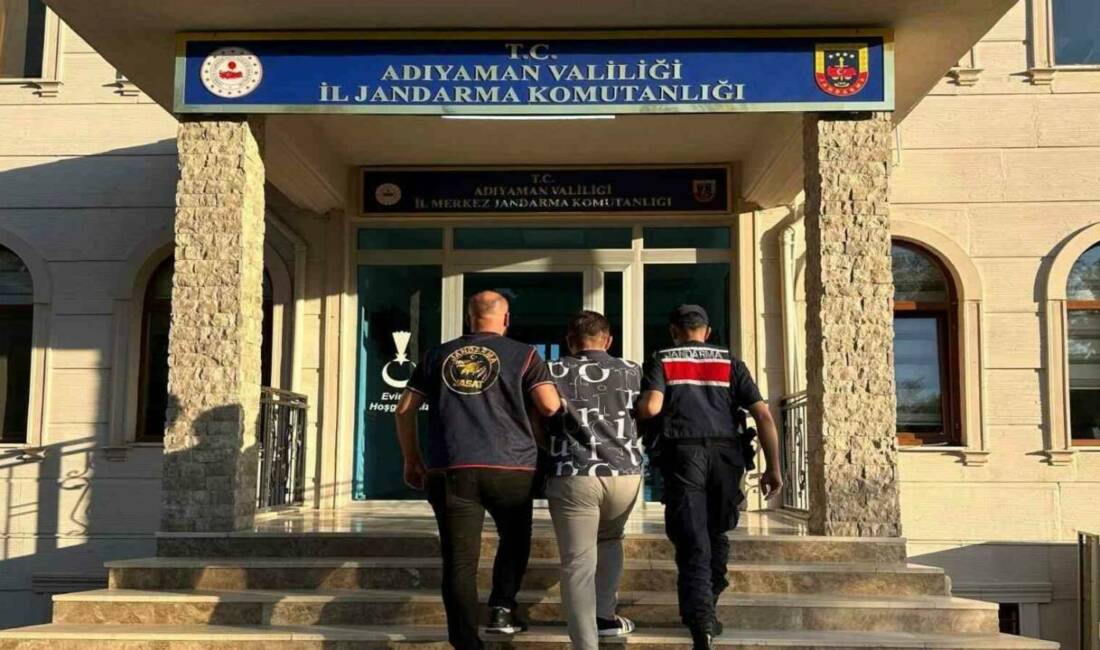 Hakkında kesinleşmiş hapis cezası bulunan şahıs yakalandı Adıyaman İl Jandarma Komutanlığı ekipleri tarafından yapılan operasyon sonucunda, 9