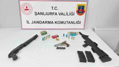 Şanlıurfa'da Jandarma ekipleri tarafından yapılan 3 günlük operasyonda uyuşturucu ve