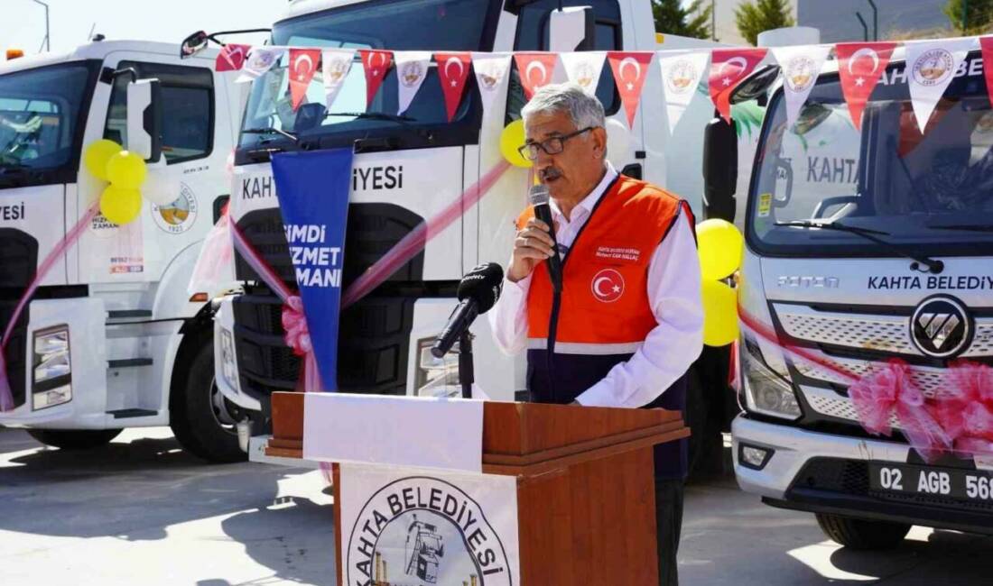 Kahta Belediyesi, 17 yeni aracı filosuna ekleyerek daha güçlü ve