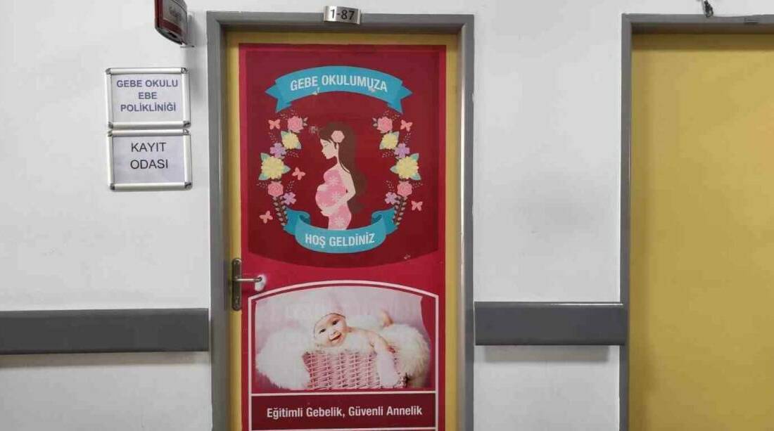 Adıyaman’ın Kahta Devlet Hastanesi, Gebe Okulu projesiyle anne adaylarına gebelik