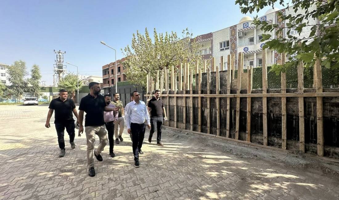 Kaymakam Partal, çalışmaları inceledi Silopi Kaymakamı Çağlar Partal, Dicle Elektrik Dağıtım AŞ (DEDAŞ) ekiplerinin