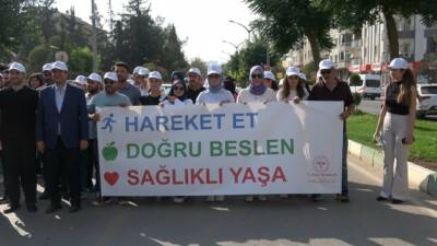 Kilis İl Sağlık Müdürlüğü tarafından düzenlenen Halk Sağlığı Haftası etkinlikleri