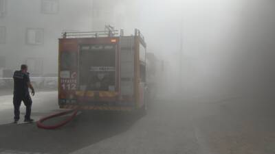 Kilis'te Kazım Karabekir Mahallesi'nde bulunan tekstil atölyesinde henüz bilinmeyen bir