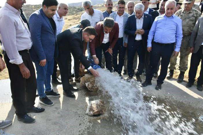 Şırnak'ın Kızılsu köyünde yıllardır devam eden içme suyu sorunu çözüldü.