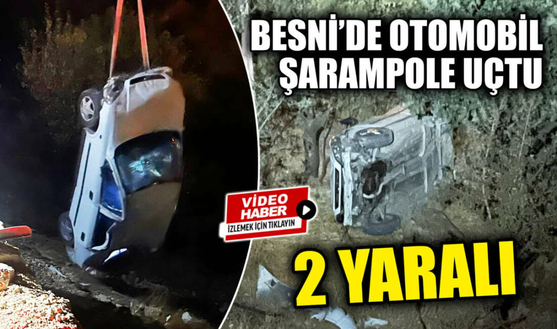 Besni Kozluca mevkiinde meydana gelen trafik kazasında 2 kişi yaralandı.