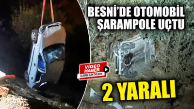 Besni Kozluca mevkiinde meydana gelen trafik kazasında 2 kişi yaralandı.