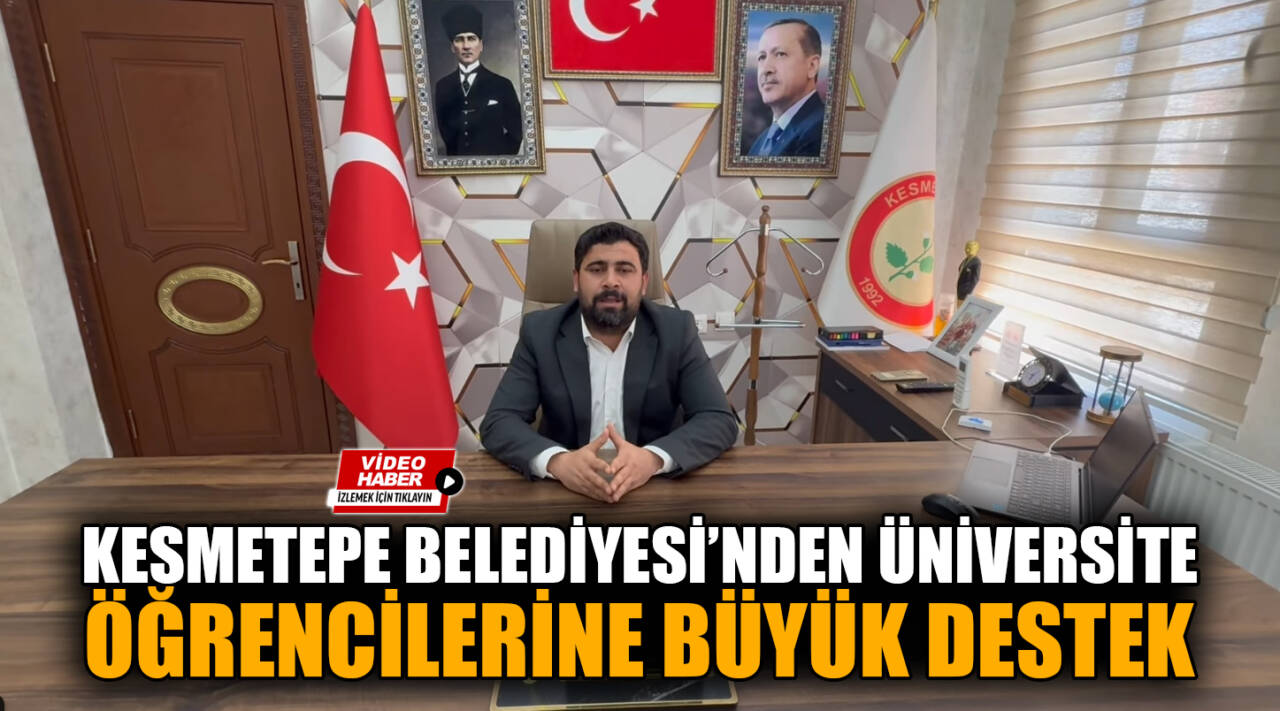Kesmetepe Belediye Başkanı İbrahim Karademir, üniversiteyi kazanan gençlere yönelik önemli