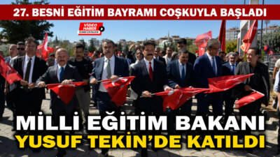 Besni Eğitim Vakfı (BEV) tarafından bu yıl 27’ncisi düzenlenen Besni