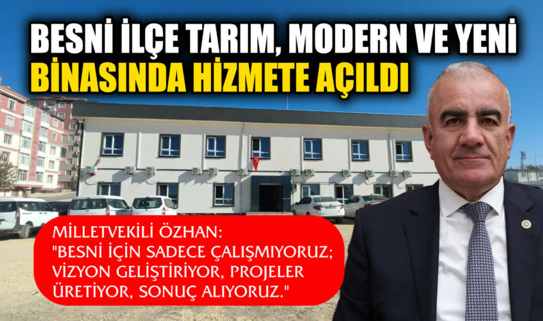 Daha önce Ziraat Odası binasında hizmet veren İlçe Tarım ve