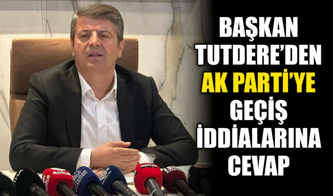 Adıyaman Belediye Başkanı Abdurrahman Tutdere, Belediye Sosyal Tesisleri’nde basın mensuplarıyla