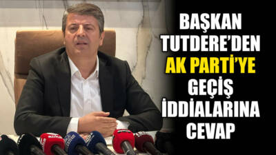 Adıyaman Belediye Başkanı Abdurrahman Tutdere, Belediye Sosyal Tesisleri’nde basın mensuplarıyla