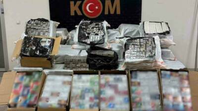 Mardin'de polis ekipleri tarafından düzenlenen operasyonlarda toplamda 51 bin paket