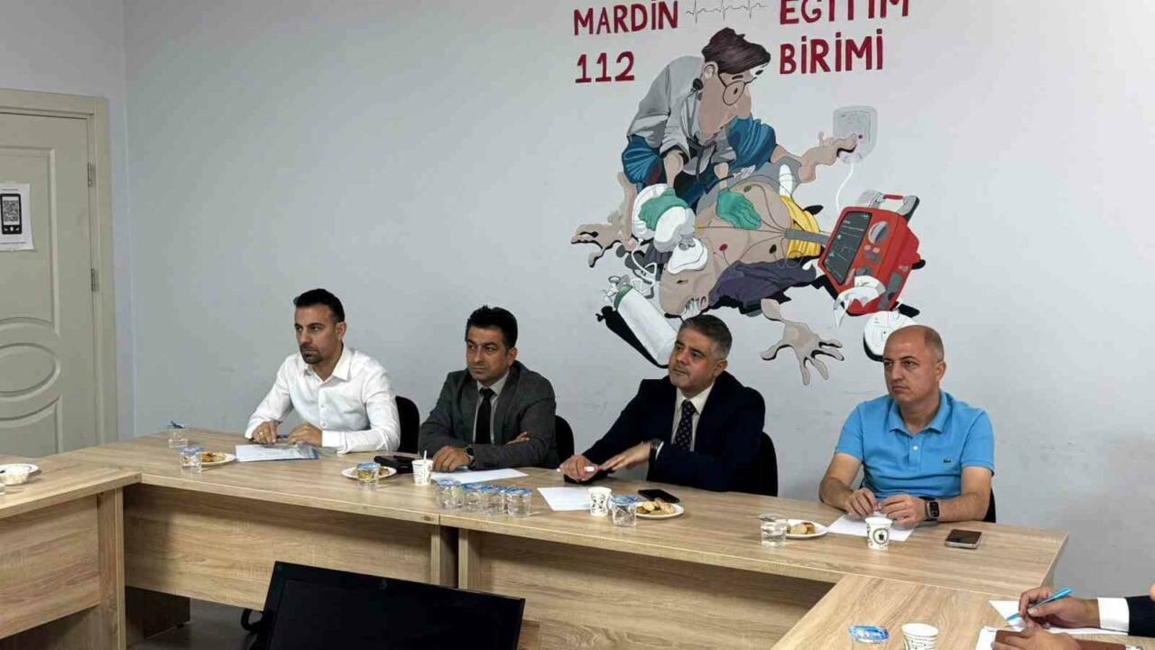 Mardin'de, acil sağlık hizmetlerinin koordinasyonu amacıyla acil sağlık hizmetleri koordinasyon