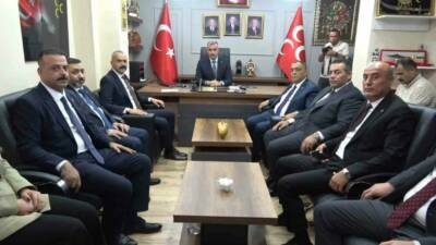 MHP Antalya Milletvekili Hilmi Durgun ve beraberindeki MYK üyeleri Kilis'i