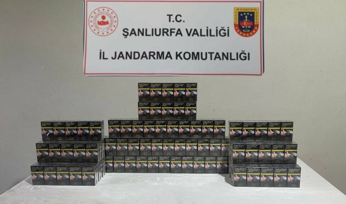 Şanlıurfa İl Jandarma Komutanlığı ekipleri, Birecik ve Viranşehir ilçelerinde tütün