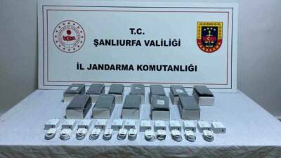 Şanlıurfa'nın Haliliye ilçesinde düzenlenen operasyonda 12 adet gümrük kaçağı akıllı
