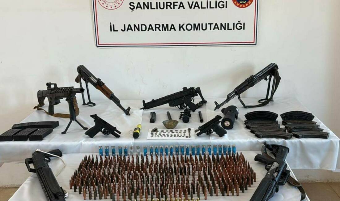 Jandarma ekipleri Şanlıurfa'nın Halfeti ilçesinde silah kaçakçılarına yönelik operasyon düzenledi.