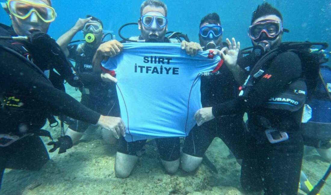 Siirt Belediyesi, dalgıç ekibi oluşturmak için 6 personelini Antalya'ya eğitime