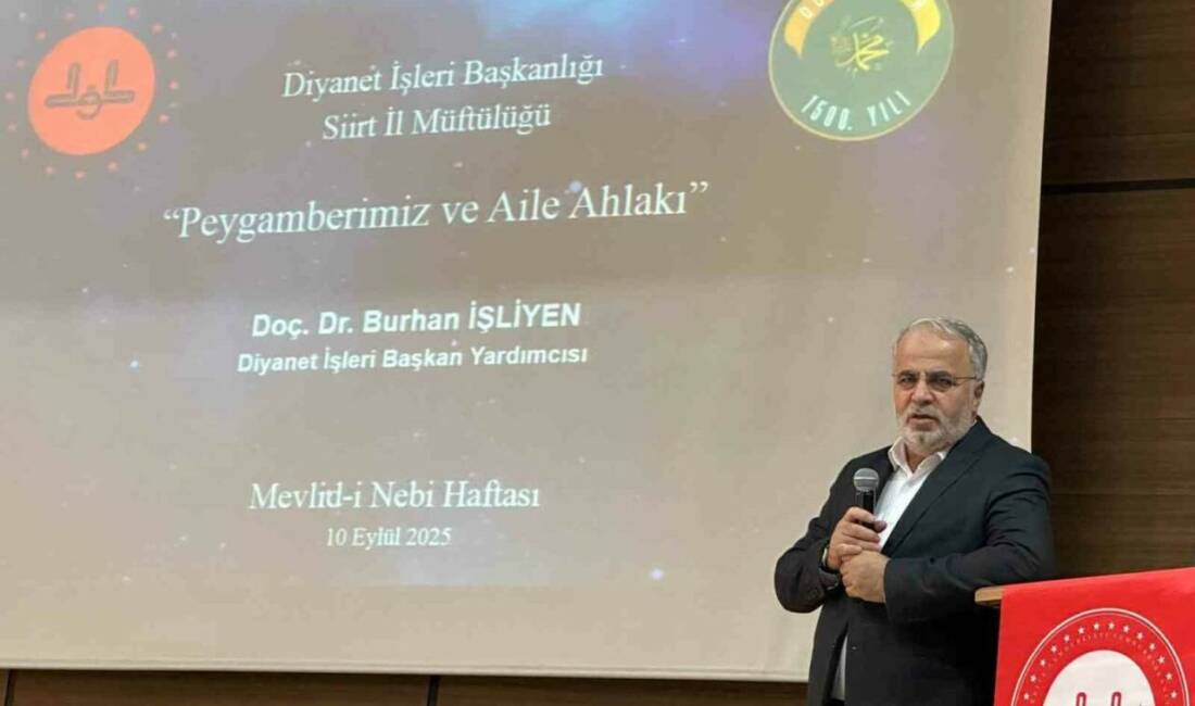 Siirt İl Müftülüğü tarafından düzenlenen etkinlikte "Hz. Peygamber ve Aile