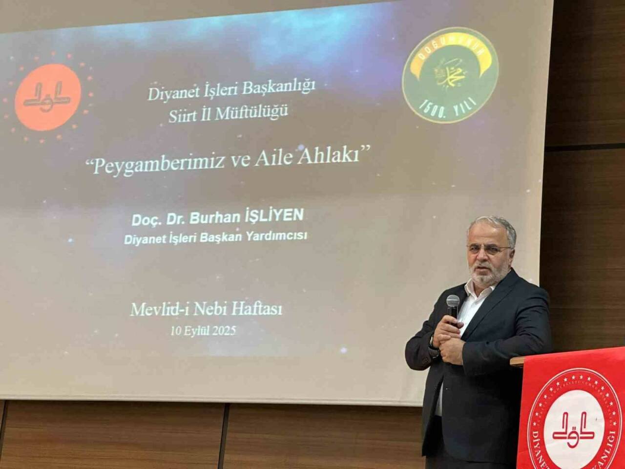 Siirt İl Müftülüğü tarafından düzenlenen etkinlikte "Hz. Peygamber ve Aile