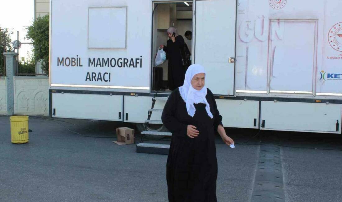 Siirt'te mobil mamografi aracı, vatandaşlara erken teşhis ve tedavi imkanı