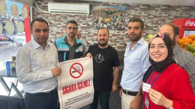 Silopi ilçesinde düzenlenen "Sigara Farkındalık Etkinliği"ne Kaymakam Çağlar Partal katıldı.