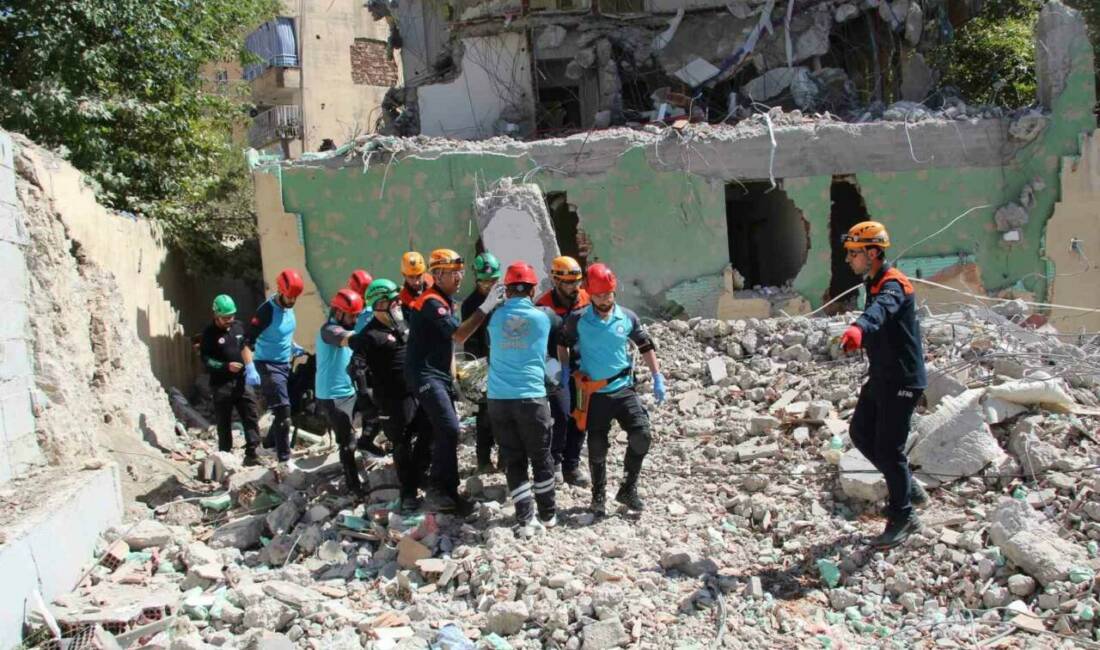 Şırnak’ta 14 ilden 745 kişinin katılımıyla deprem bölge tatbikatı AFAD tarafından Şırnak, Siirt, Batman ve Mardin illerini kapsayan Deprem
