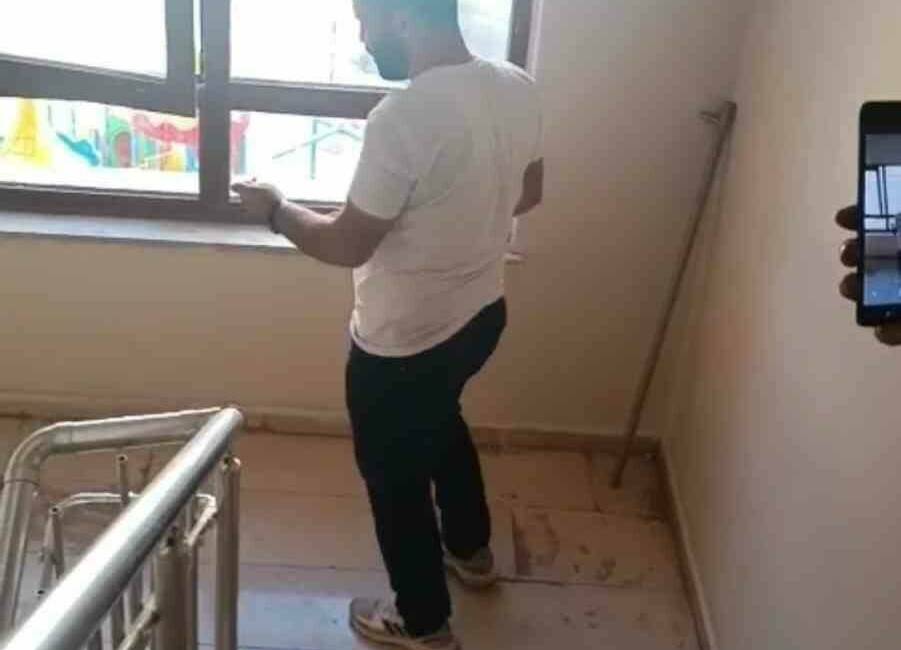 Şırnak merkez Bahçelievler Mahallesi’nde bulunan bir apartmanın 4. katında yaşanan