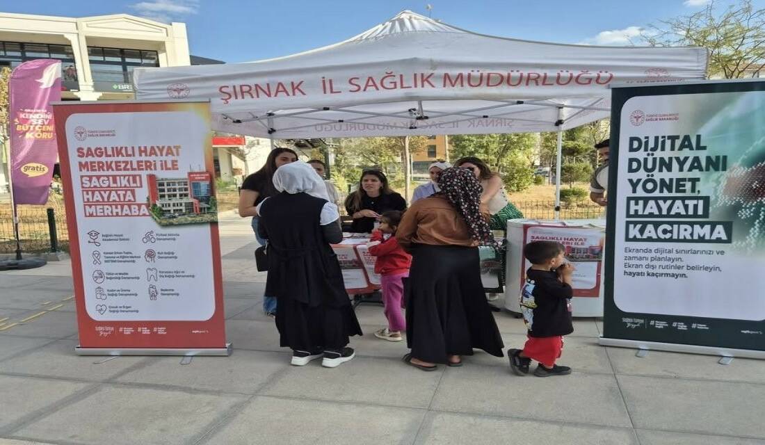 Şırnak İl Sağlık Müdürlüğü, "3-9 Eylül Halk Sağlığı Haftası" etkinlikleri