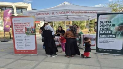 Şırnak İl Sağlık Müdürlüğü, "3-9 Eylül Halk Sağlığı Haftası" etkinlikleri