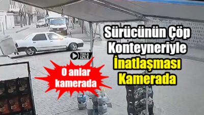 Şanlıurfa’nın Siverek ilçesinde bir sürücü, geri manevra yapmak isterken defalarca