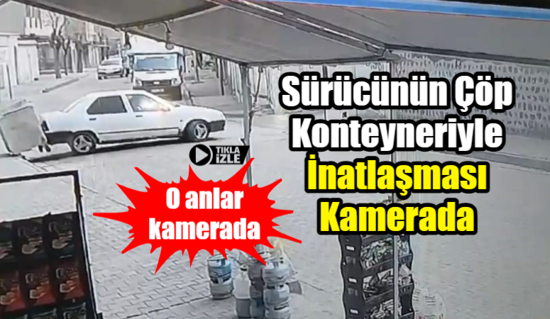 Şanlıurfa’nın Siverek ilçesinde bir sürücü, geri manevra yapmak isterken defalarca