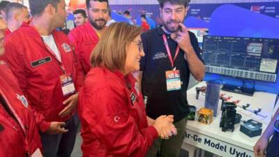 Gaziantep Büyükşehir Belediye Başkanı Fatma Şahin, TEKNOFEST 2025'te İstanbul'da başarılı
