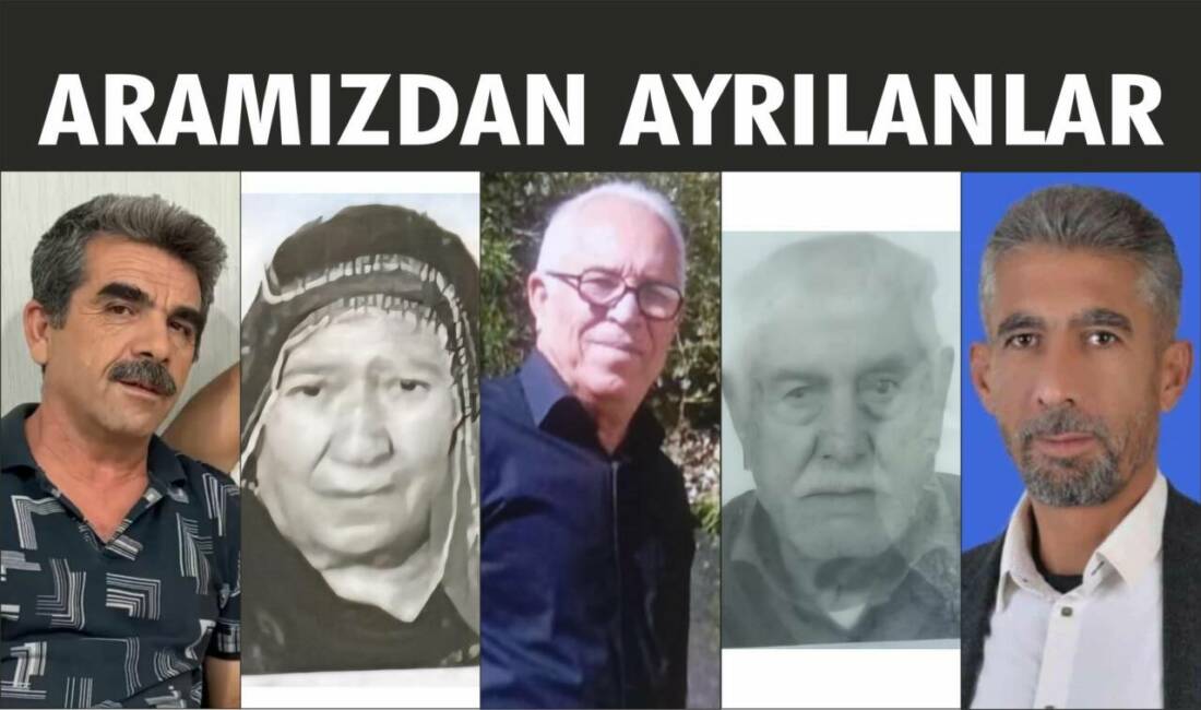 05-07.10.2025 Pazar, Pazartesi, Salı gününe ait Besni’de Vefat Edenler köşesi.