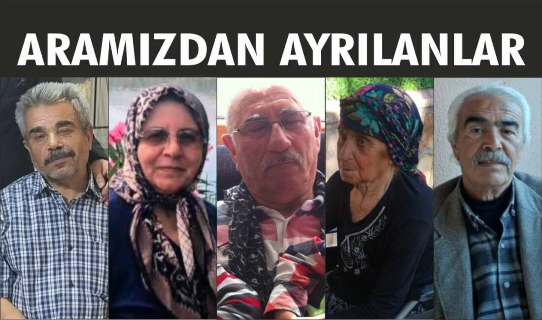 09-10.10.2025 Perşembe, Cuma gününe ait Besni’de Vefat Edenler köşesi.